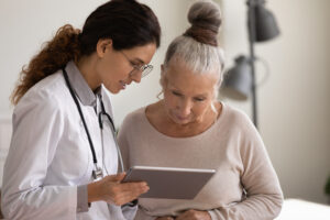 woman talking about pelvic floor physical therapy.
