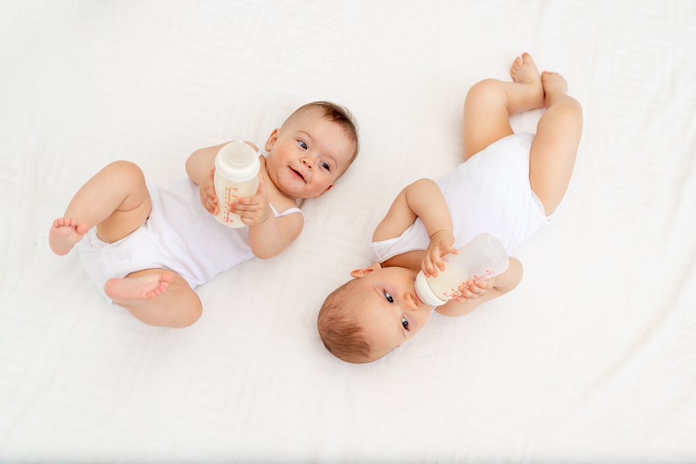 twin babies.